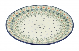 Green Daisy Dinner Plate