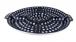 Dots Chip & Dip Plate