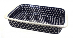 Dots Large Rectangular Baker