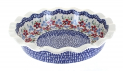 Red Poppy Pie Plate