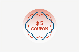 $5 coupon for 1,000 points